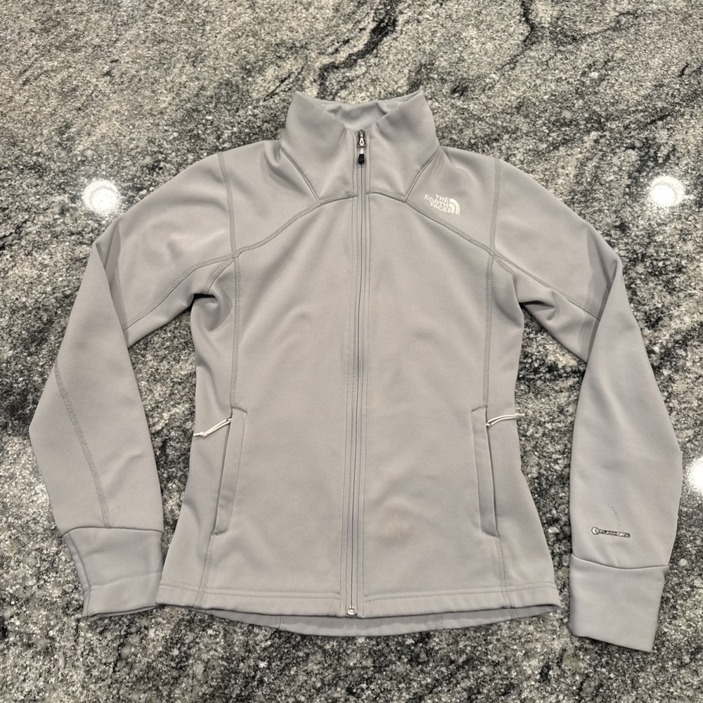 The North Face Womens FlashDry Jacket XS Light Gray #742